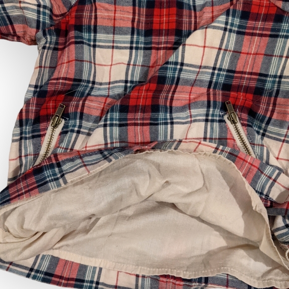 12-18 Months Flannel Baby Gap Red Plaid Shift Dress - Picture 3 of 5